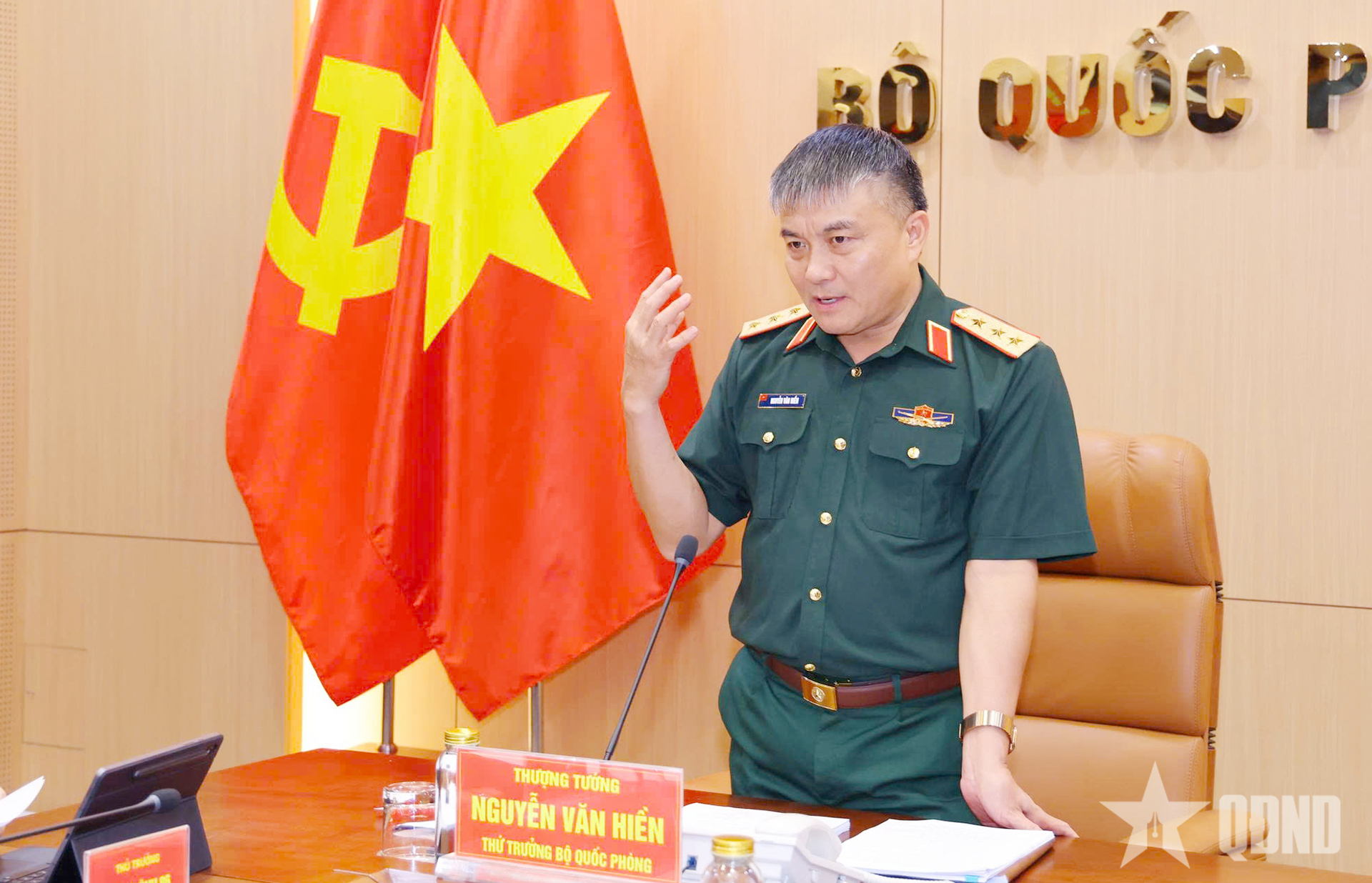 Thượng tướng Nguyễn Văn Hiền: Tích cực triển khai Hệ sinh thái số các ngành toàn quân

